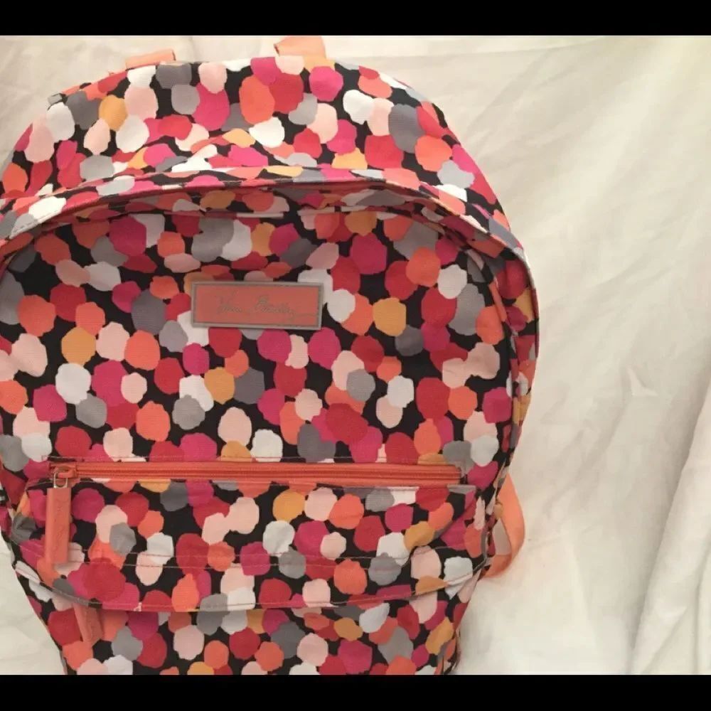 Vera Bradley Campus Backpack Multi Color Pixie - Picture 2 of 6